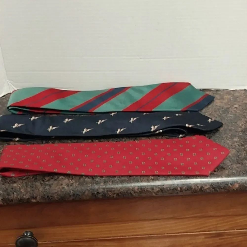 3 Lands' End Ties...EUC